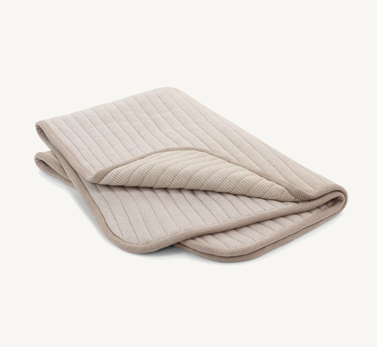 Onda – couverture pour chien pliée, coloris greige – Maison Canisya