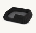 Panier pour chien Mio anthracite sans chien, vue de face fond neutre — Maison Canisya