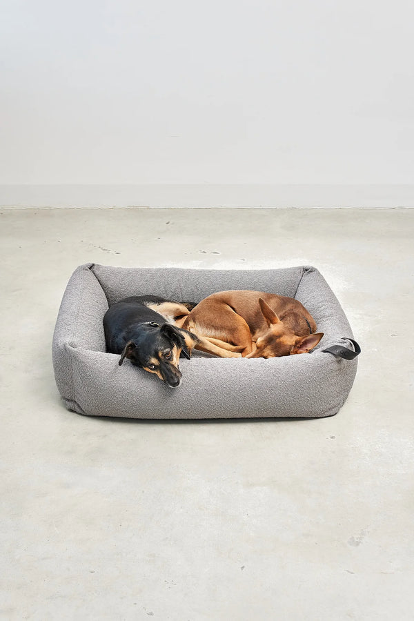 MONDO — Lit pour chien en bouclette, confort orthopédique et design épuré