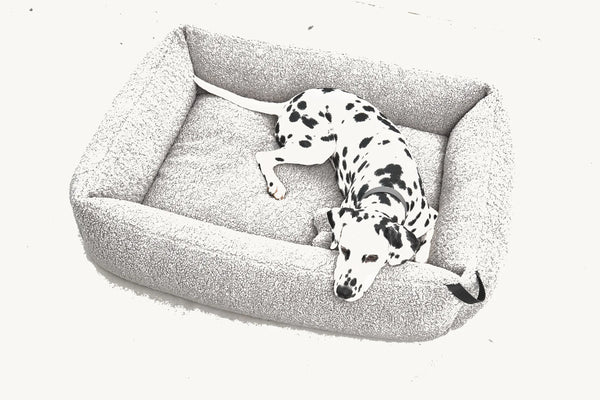 SENSO — Panier coffre en tissu bouclé pour chien