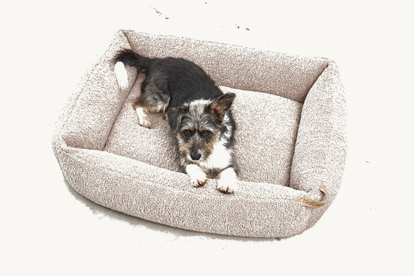 SENSO — Panier coffre en tissu bouclé pour chien