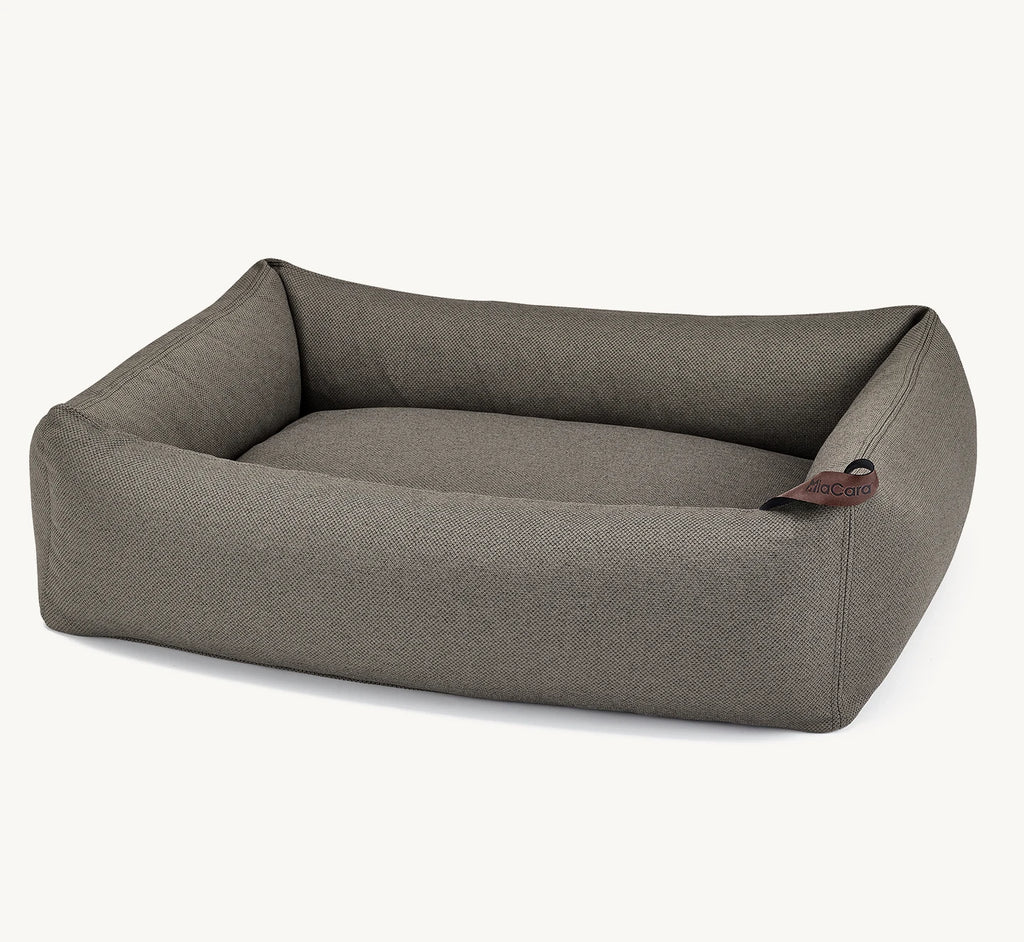 Panier Mare — housse coloris Algues sur lit-boîte MiaCara — Maison Canisya