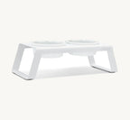 Porte-gamelle Desco Alu MiaCara Blanc taille M avec bols en porcelaine — Maison Canisya