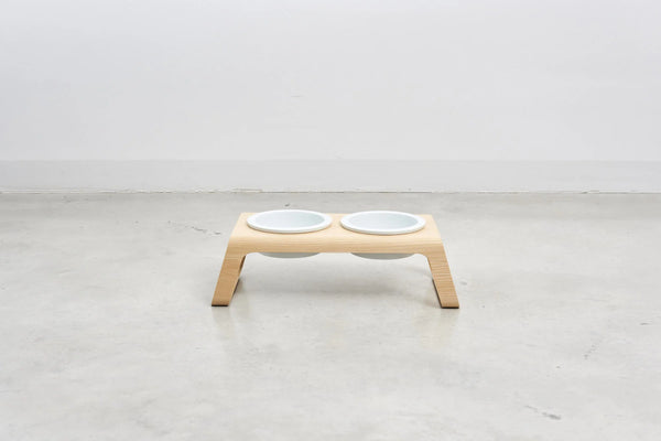 DESCO — Porte-gamelle en bois contreplaqué cintré, design nordique