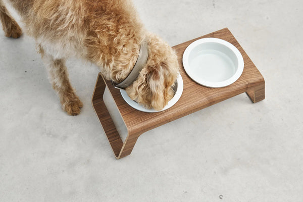 DESCO — Porte-gamelle en bois contreplaqué cintré, design nordique