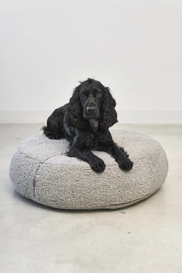 SENSO — Housse de pouf pour chien en tissu bouclé
