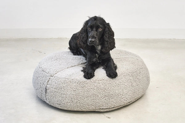 SENSO — Pouf pour chien en bouclé, confort absolu et design épuré
