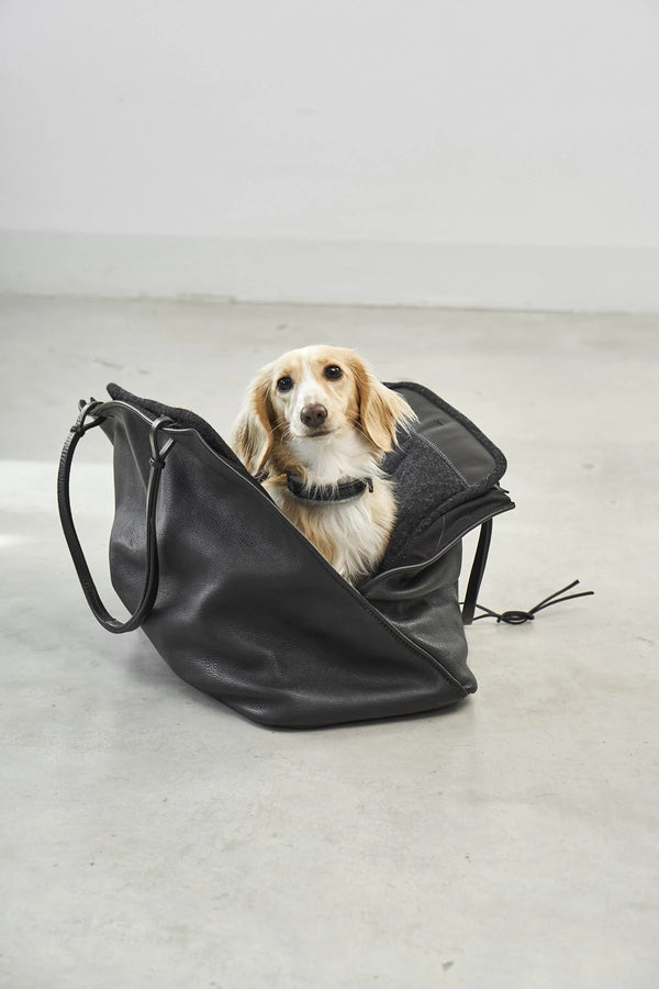 BORSA — Sac de transport en cuir pour chien