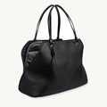 Borsa – Sac de transport en cuir noir porté par ses anses – Maison Canisya