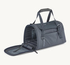 Sac de transport chien Volata – ouverture frontale et matelas intérieur visible – Maison Canisya