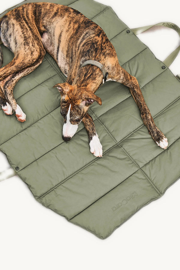 STRADA — Tapis de voyage matelassé pour chien, pliable et déperlant