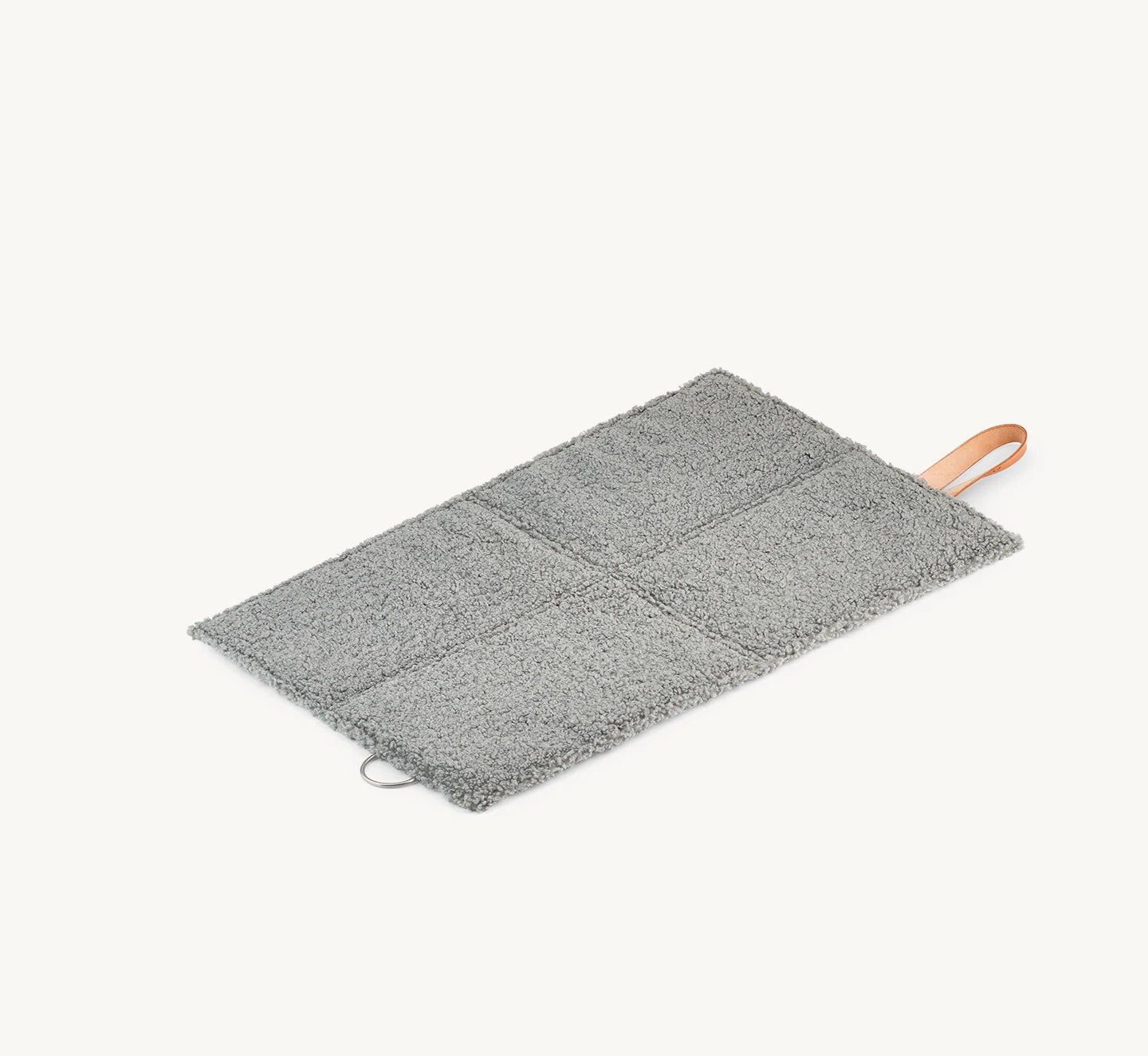 Tapis de voyage Cosmo Senso – déplié à plat, format petit, coloris caillou – Maison Canisya